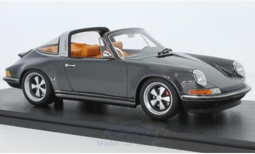 Porsche 911 1/18 Cult Scale Models Targa metallico grigio Singer modellino in miniatura