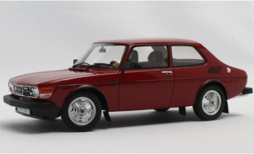 Saab 99 1/18 Cult Scale Models Turbo rosso 1978 modellino in miniatura