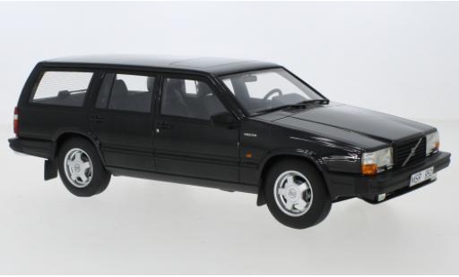 Volvo 740 1/18 Cult Scale Models Turbo Estate metallico nero 1988 modellino in miniatura
