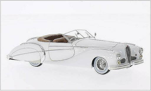 Delahaye 135 Roadster 1/43 Chromes MS Saoutchik bianco RHD 1949 modellini auto