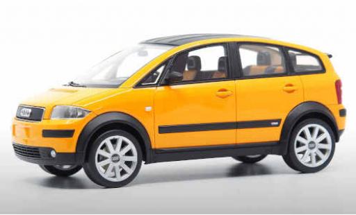Audi A2 1/18 DNA Collectibles orange modellino in miniatura