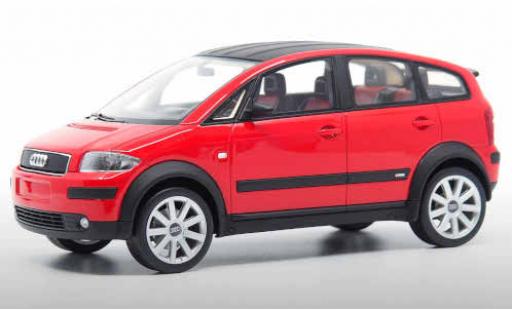 Audi A2 1/18 DNA Collectibles rosso modellino in miniatura