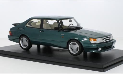 Saab 900 1/18 DNA Collectibles Turbo T16 flux d'air metallise verde 1988 modellino in miniatura