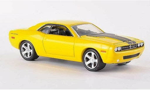 Dodge Challenger Concept 1/64 Greenlight giallo/opaco-nero 2006 modellini auto