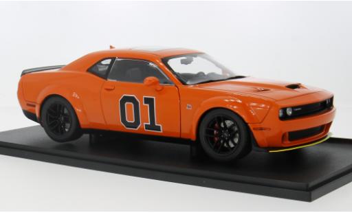 Dodge Challenger 1/18 Solido SRT orange 1:18 modellino in miniatura