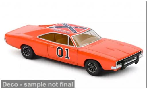 Dodge Charger 1/43 Norev orange 1969 1:43 modellino in miniatura