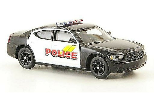 Dodge Charger Police 1/87 Ricko nero/bianco Polizia (US) modellini auto