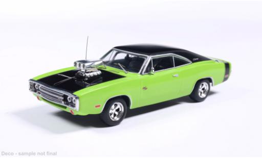 Dodge Charger 1/43 IXO R/T grün/schwarz 1970 1:43 modellino in miniatura