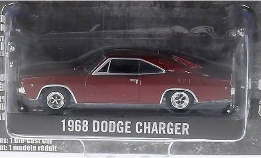 Dodge Charger R/T 1/64 Greenlight rosso 1968 modellini auto