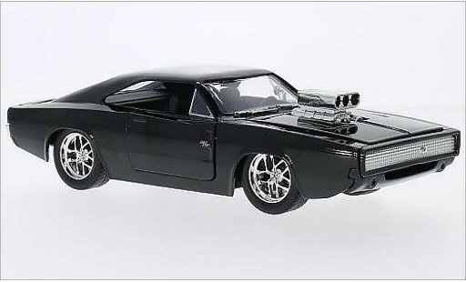 Dodge Charger R/T 1/24 Jada Toys nero 1970 modellini auto