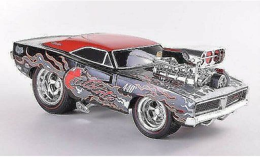 Dodge Charger R/T 1/18 Maisto nero/rosso 1969 modellini auto