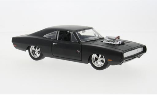Dodge Charger 1/24 Jada Toys R/T Tuning schwarz 1970 Fast &amp; Furious 1:24 Jada modellino in miniatura