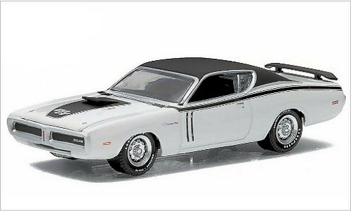 Dodge Charger R/T 1/64 Greenlight bianco/opaco-nero 1971 modellini auto