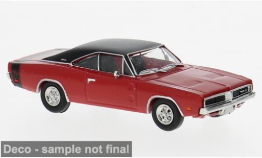 Dodge Charger 1/87 Brekina rot/schwarz 1969 1:87 modellino in miniatura