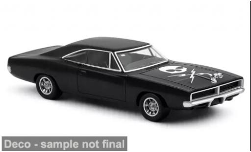 Dodge Charger 1/43 Norev schwarz 1969 1:43 modellino in miniatura