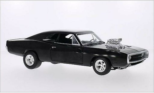 Dodge Charger Coupe 1/18 Hot Wheels nero The Fast and the Furious 1970 modellini auto