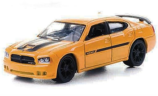 Dodge Charger SRT 1/64 Greenlight SRT8 Custom giallo/nero con Zusatzfelgen 2010 modellini auto