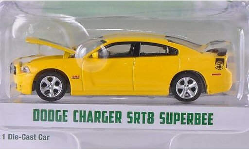 Dodge Charger SRT 1/64 Greenlight SRT8 SuperBee giallo/nero 2012 modellini auto