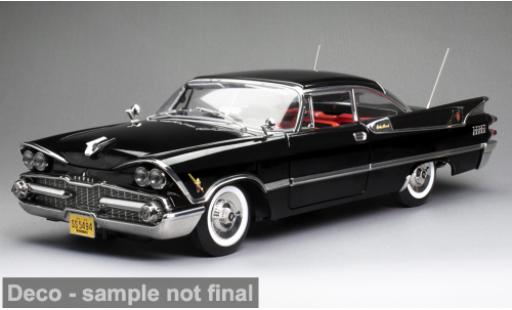 Modellini auto Dodge Custom Royal Lancer Coupe Hard Top nero 1959 1/18 Sun Star