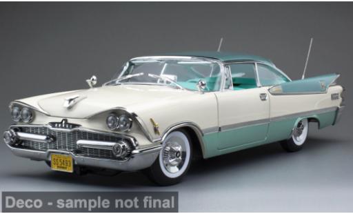 Modellini auto Dodge Custom Royal Lancer Coupe Hard Top turchese/beige 1959 1/18 Sun Star