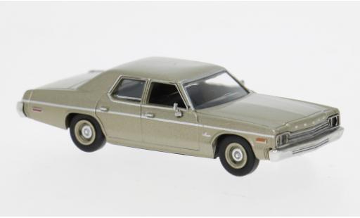 Modellini auto Dodge Monaco Berline gold 1974 1/87 Brekina