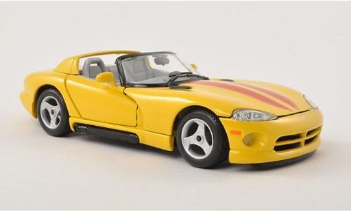 Dodge Viper RT 10 1/24 Burago / giallo/rosso modellini auto