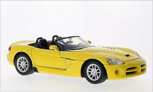 Dodge Viper SRT 10 1/18 Motormax - giallo 2003 modellini auto