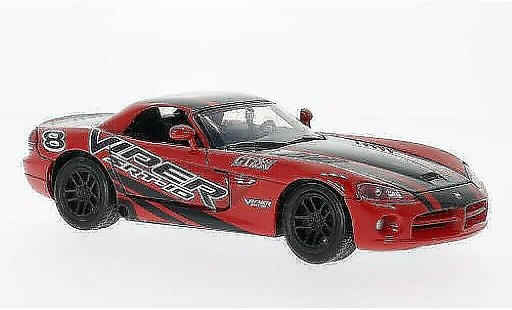 Dodge Viper SRT 10 1/24 Motormax - No.8 rosso/nero modellini auto