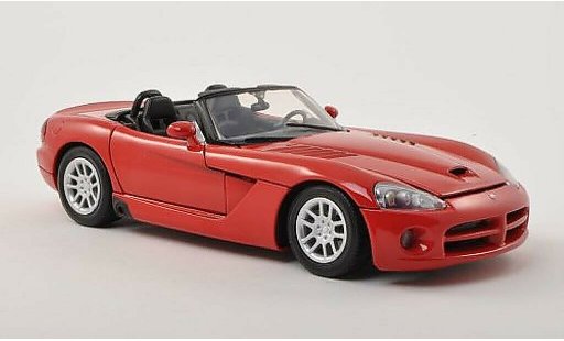 Dodge Viper SRT 10 1/18 Motormax - rosso 2003 modellini auto