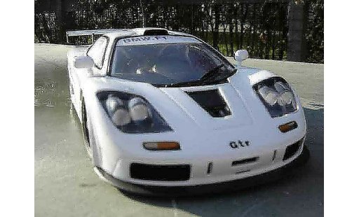 McLaren F1 GTR GTR 1/18 Ut Models bianco modellini auto