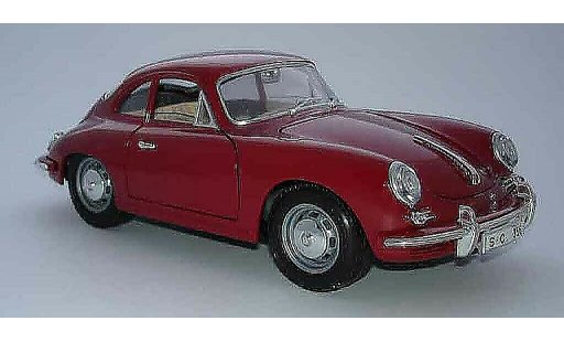 Porsche 356 B B 1/18 Burago B coupe rosso modellini auto
