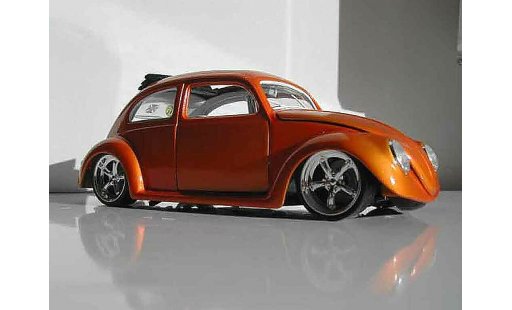 Volkswagen Kafer Base 1/18 Burago ovale custom modellini auto