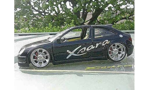 Citroen Xsara tuning 1/18 Solido nero modellini auto