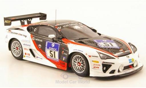 Lexus LFA 1/43 Ebbro No.51 Gazoo Racing 24h Nürburgring 2010 A.Hahne/J.Krumbach/A.Lotterer modellino in miniatura
