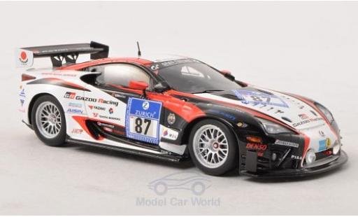 Lexus LFA 1/43 Ebbro No.87 Gazoo Racing 24h Nürburgring 2011 T.Kinoshita/J.Wakisaka/A.Lotterer modellino in miniatura
