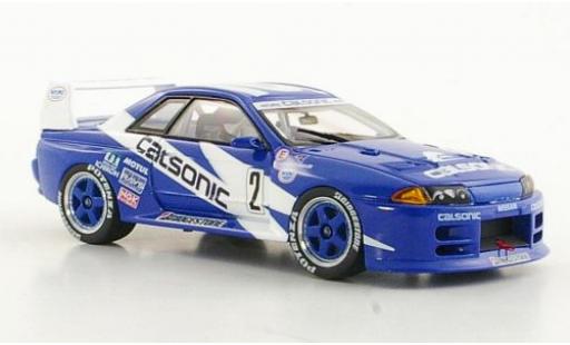 Nissan Skyline 1/43 Ebbro GT-R (R32) No.6 Calsonic JGTC Fuji 1993 M.Kageyama modellino in miniatura