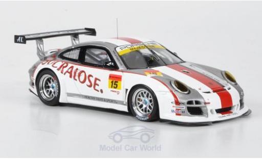 Porsche 991 GT3 R 1/43 Ebbro 911 GT3 R No.15 Sucralose Super GT 300 2011 modellino in miniatura