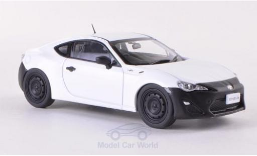 Toyota 86 1/43 Ebbro RC bianco/matt-nero RHD 2012 modellino in miniatura