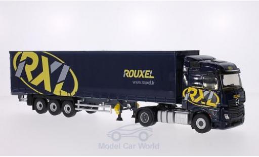 Mercedes Actros 1/43 Eligor 2 Rouxel Gardinenplanensattelzug modellino in miniatura