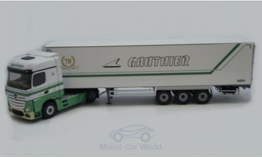 Mercedes Actros 1/43 Eligor 2 Bigspace Gauthier (F) Kühlkoffer-Sattelzug modellino in miniatura
