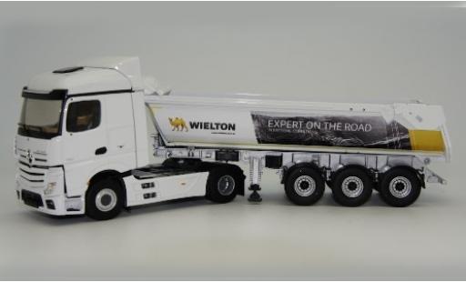Mercedes Actros 1/43 Eligor 2 Streamspace Wielton Kippmulden-Sattelzug modellino in miniatura
