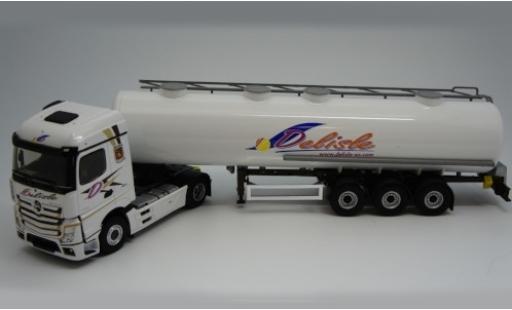 Mercedes Actros 1/43 Eligor 5 Streamspace Transports Delisle Tank-Sattelzug modellino in miniatura