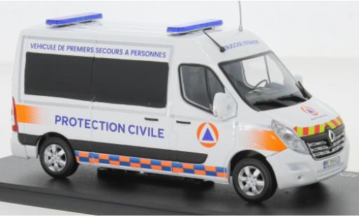 Renault Master 1/43 Eligor Kasten Premiers Secours - Prossoection Civile 2014 modellino in miniatura