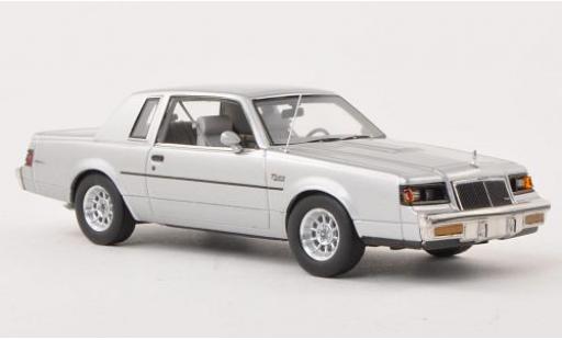 Buick Regal 1/43 Ertl T-Type grigio 1986 modellino in miniatura