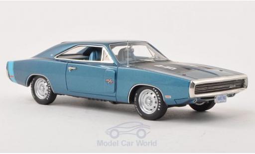 Dodge Charger 1970 1/43 Ertl R/T metallico blu/matt-nero 1970 modellino in miniatura