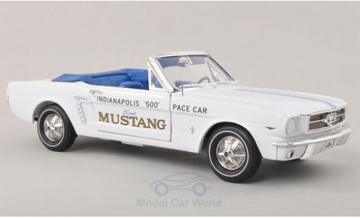 Ford Mustang 1/18 Ertl Convertibile Indy 500 Indianapolis 1964 Pace Car modellino in miniatura
