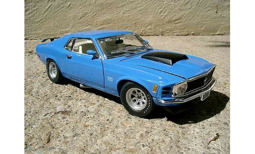 Ford Mustang Boss 429 1/18 Motormax  modellini auto