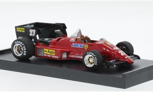 Ferrari 126 1/43 Brumm C4 turbo Formel 1 GP Belgien 1984 #27 M.Alboreto 1:43 modellino in miniatura