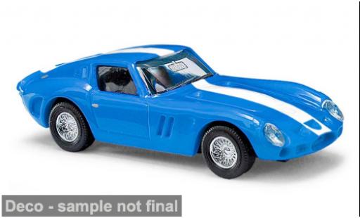 Ferrari 250 1/87 Busch GTO blau/weiss 1962 1:87 modellino in miniatura