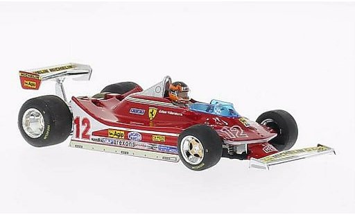 Ferrari 312 T4 1/43 Brumm No.12 con Fahrerfigur GP Frankreich 1979 modellini auto